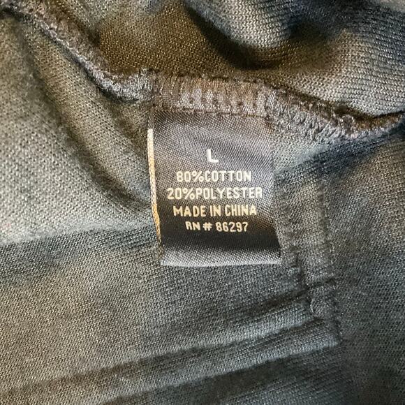 BCBGMAXAZRIA Women Velvet Pants size L Black Slightly Flared Rhinestones Trendy - Picture 9 of 13